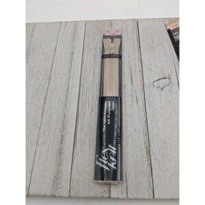 Vintage J&P Coats Flex Knit Zipper 9" Ecru 16 Off-White Tan